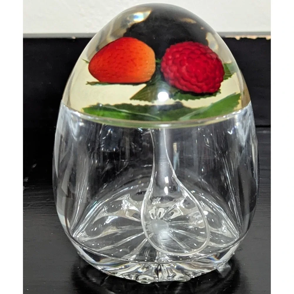 Vtg Epicurean Europe Limited Acrylic Jam‎ Pot W/Lid (Mixed Berry) & Spoon NWB